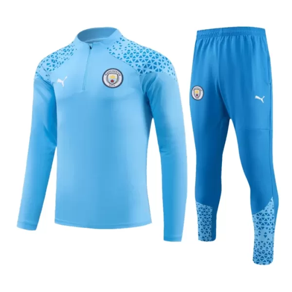 Manchester City Kit Trainingspullover 2023/24 Viertelreißverschluss Blaue