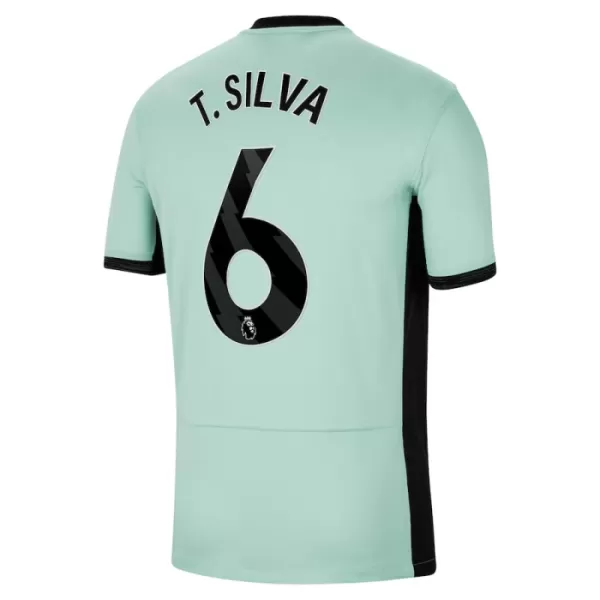 Günstige Chelsea T. Silva 6 Herrentrikot Ausweich 2023/24 Kurzarm