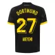 Günstige Borussia Dortmund Adeyemi 27 Herrentrikot Auswärts 2023/24 Kurzarm