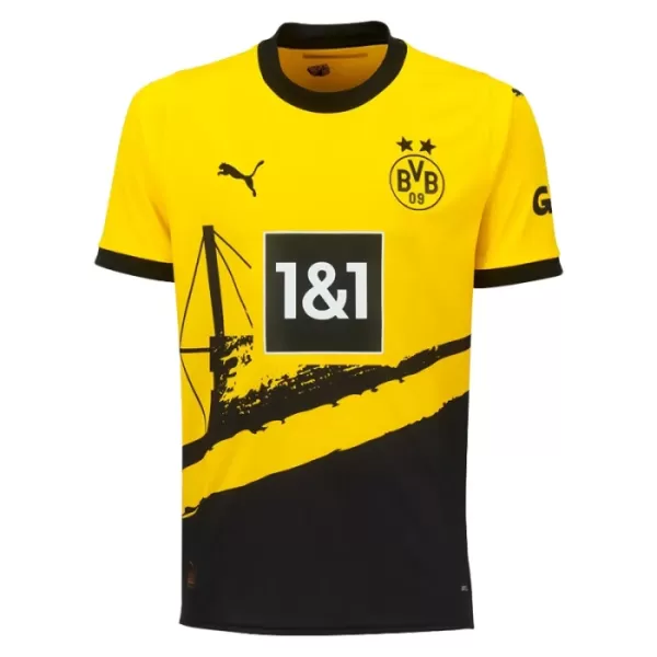 Günstige Borussia Dortmund Brandt 19 Herrentrikot Heim 2023/24 Kurzarm