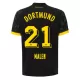 Günstige Borussia Dortmund Malen 21 Herrentrikot Auswärts 2023/24 Kurzarm