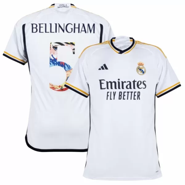 Günstige Real Madrid Bellingham 5 Herrentrikot Heim 2023/24 Kurzarm