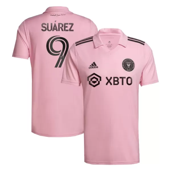 Günstige Inter Miami CF Suarez 9 Herrentrikot Heim 2022/23 Kurzarm