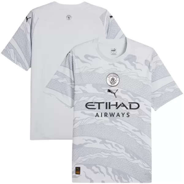 Günstige Manchester City Year of the Dragon Herrentrikot 2024 Kurzarm