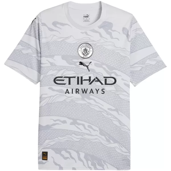 Günstige Manchester City Year of the Dragon Herrentrikot 2024 Kurzarm