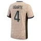 Günstige Paris Saint-Germain Manuel Ugarte 4 Herrentrikot Vierte Jordan 2023/24 Kurzarm