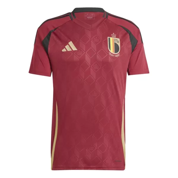 Günstige Belgien Herrentrikot Heim EURO 2024 Kurzarm