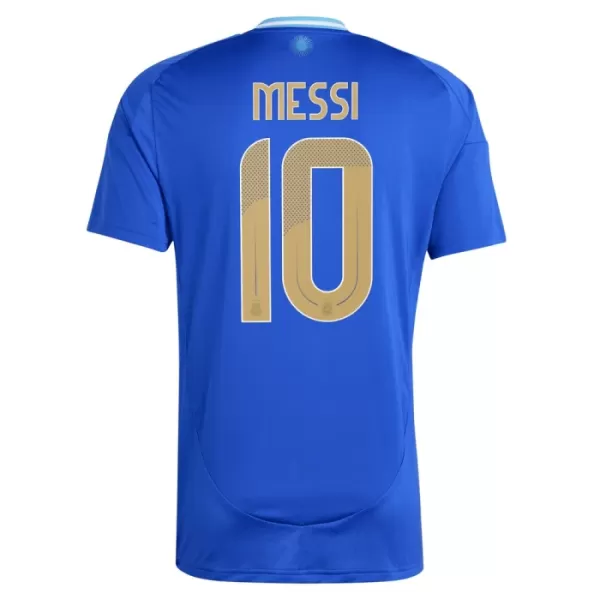 Günstige Argentinien Messi 10 Herrentrikot Auswärts 2024 Kurzarm