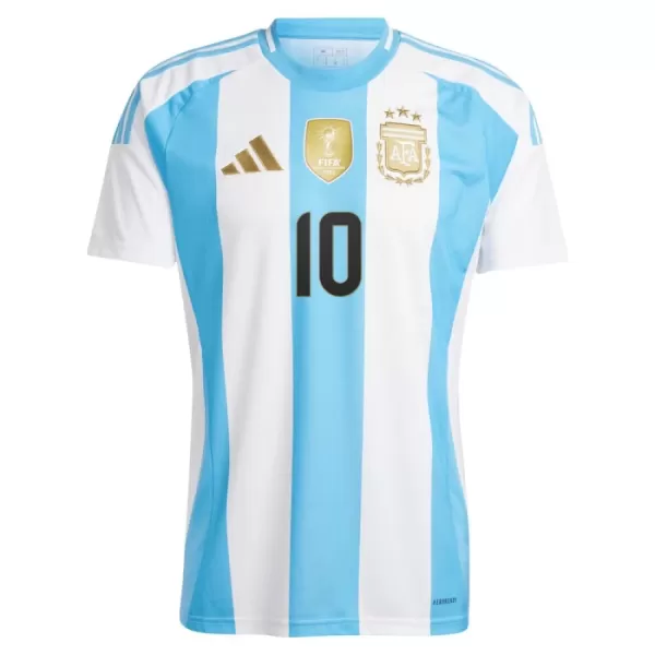 Günstige Argentinien Messi 10 Herrentrikot Heim 2024 Kurzarm