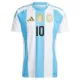 Günstige Argentinien Messi 10 Kindertrikot Heim 2024 Kurzarm
