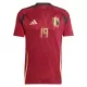 Günstige Belgien Bakayoko 19 Herrentrikot Heim EURO 2024 Kurzarm