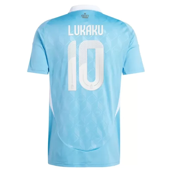 Günstige Belgien Lukaku 10 Herrentrikot Auswärts EURO 2024 Kurzarm