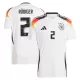 Günstige Deutschland Antonio Rudiger 2 Herrentrikot Heim EURO 2024 Kurzarm