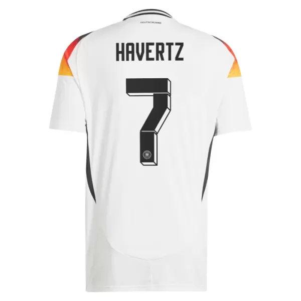 Günstige Deutschland Kai Havertz 7 Herrentrikot Heim EURO 2024 Kurzarm