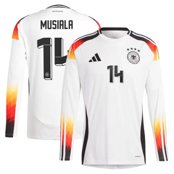 Günstige Deutschland Musiala 14 Herrentrikot Heim EURO 2024 Langarm