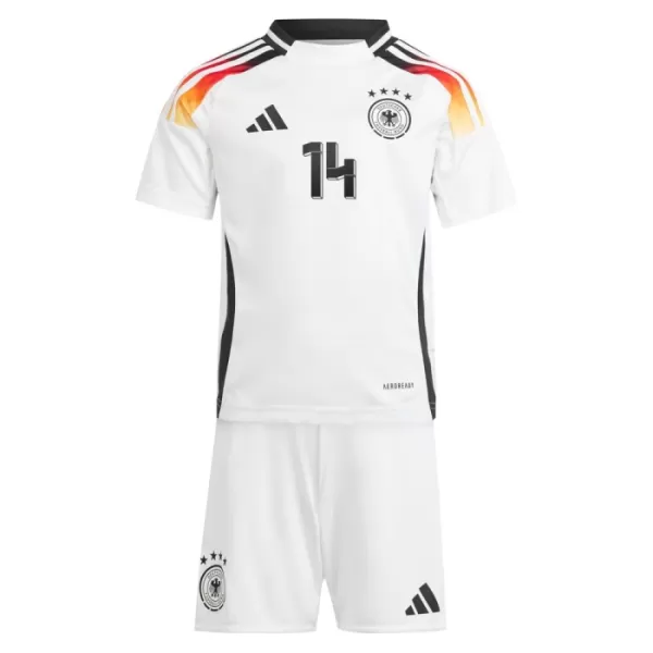 Günstige Deutschland Musiala 14 Kindertrikot Heim EURO 2024 Kurzarm