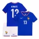 Günstige Frankreich Konate 13 Kindertrikot Heim EURO 2024 Kurzarm