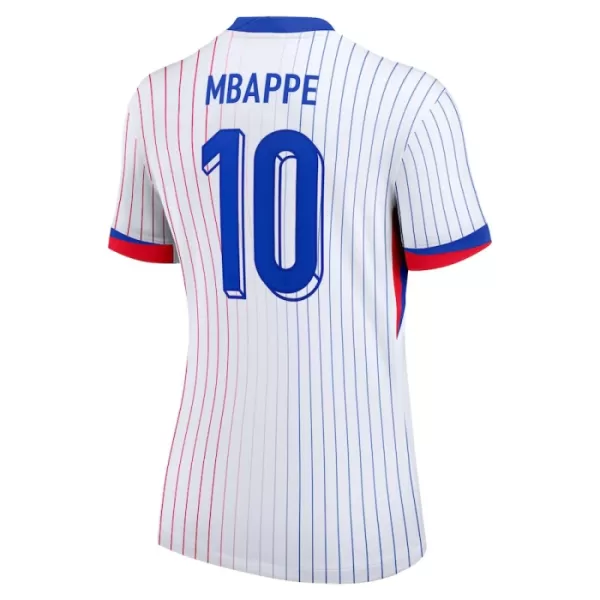 Günstige Frankreich Mbappé 10 Damentrikot Auswärts EURO 2024 Kurzarm