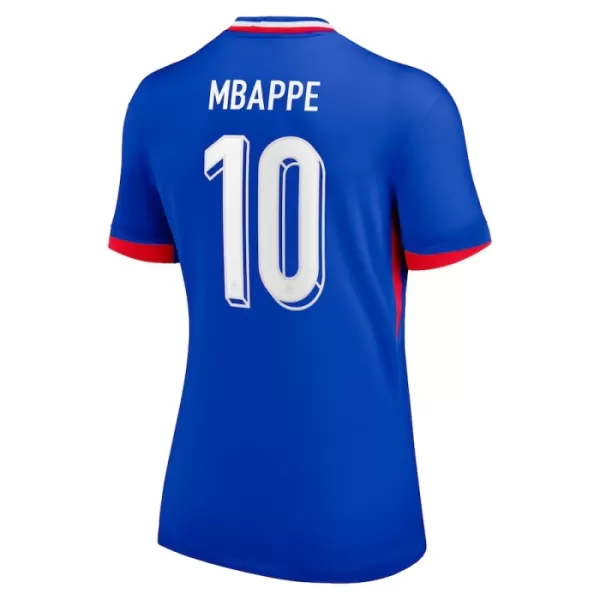 Günstige Frankreich Mbappé 10 Damentrikot Heim EURO 2024 Kurzarm