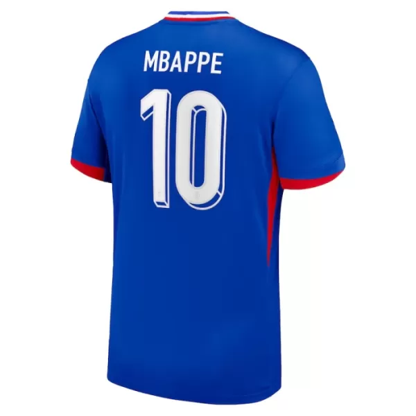 Günstige Frankreich Mbappé 10 Herrentrikot Heim EURO 2024 Kurzarm