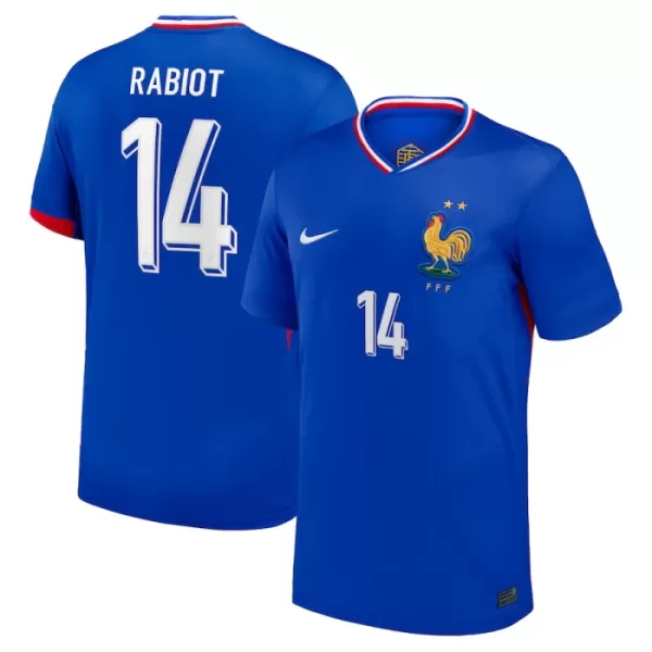 Günstige Frankreich Rabiot 14 Herrentrikot Heim EURO 2024 Kurzarm