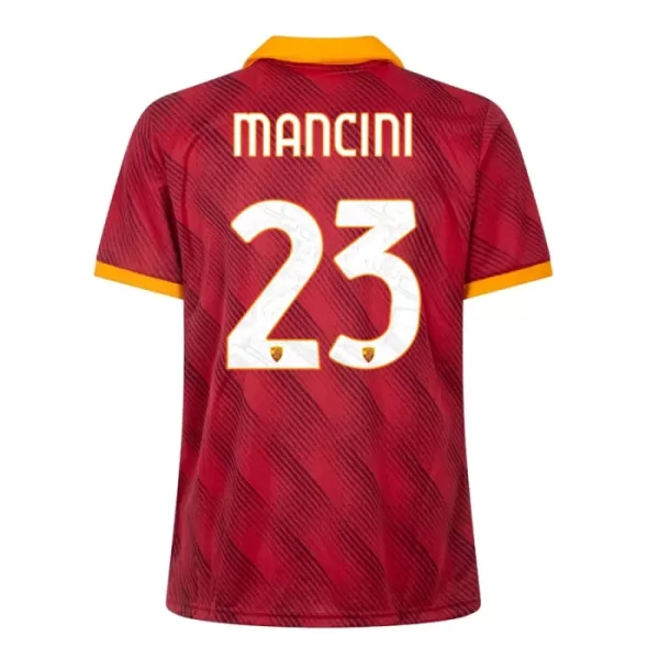 Günstige AS Rom Mancini 23 Herrentrikot Vierte 2023/24 Kurzarm