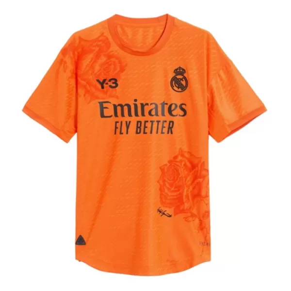 Günstige Real Madrid Torwart Kindertrikot Vierte 2023/24 Kurzarm Orange