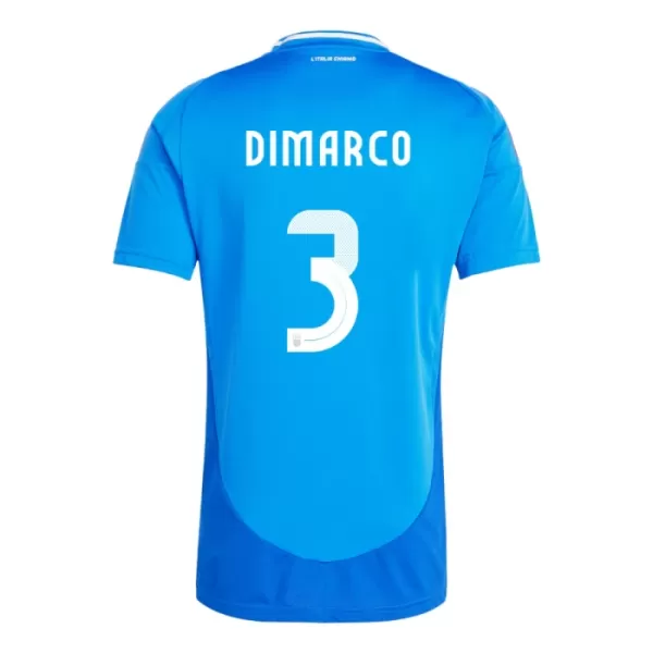 Günstige Italien Federico Dimarco 3 Herrentrikot Heim EURO 2024 Kurzarm