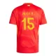 Günstige Spanien Alex Baena 15 Herrentrikot Heim EURO 2024 Kurzarm