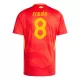 Günstige Spanien Fabian Ruiz 8 Herrentrikot Heim EURO 2024 Kurzarm