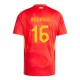 Günstige Spanien Rodrigo 16 Herrentrikot Heim EURO 2024 Kurzarm
