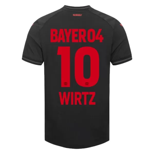 Günstige Bayer 04 Leverkusen Florian Wirtz 10 Herrentrikot Heim 2023/24 Kurzarm