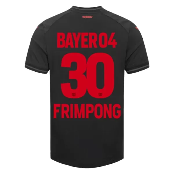 Günstige Bayer 04 Leverkusen Jeremie Frimpong 30 Herrentrikot Heim 2023/24 Kurzarm