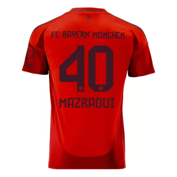 Günstige FC Bayern München Noussair Mazraoui 40 Herrentrikot Heim 2024/25 Kurzarm