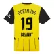 Günstige Borussia Dortmund Brandt 19 Herrentrikot Heim 2024/25 Kurzarm