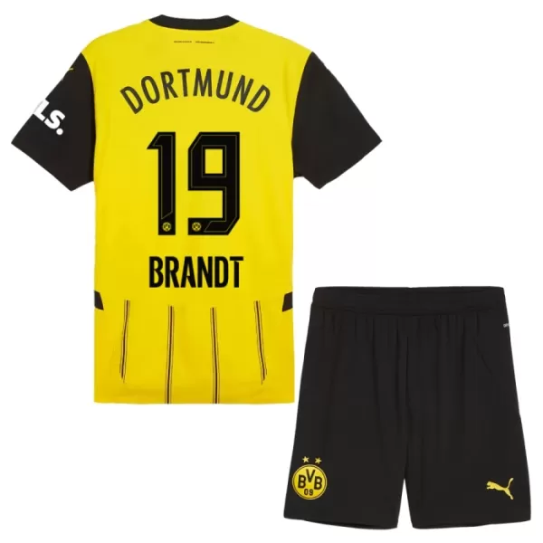 Günstige Borussia Dortmund Brandt 19 Kindertrikot Heim 2024/25 Kurzarm
