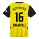 Günstige Borussia Dortmund Duranville 16 Herrentrikot Heim 2024/25 Kurzarm