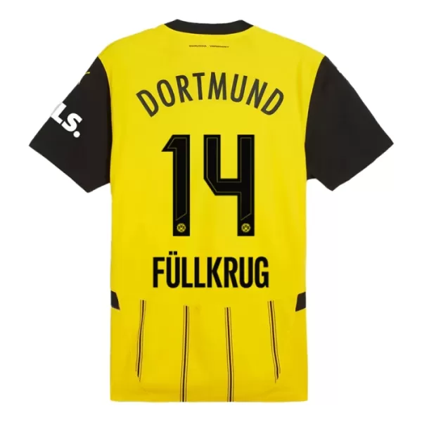 Günstige Borussia Dortmund Fullkrug 14 Herrentrikot Heim 2024/25 Kurzarm