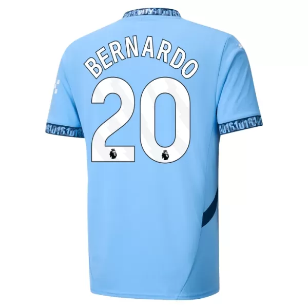 Günstige Manchester City Bernardo 20 Herrentrikot Heim 2024/25 Kurzarm