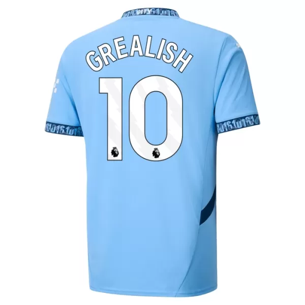 Günstige Manchester City Grealish 10 Herrentrikot Heim 2024/25 Kurzarm