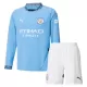 Günstige Manchester City Kindertrikot Heim 2024/25 Langarm