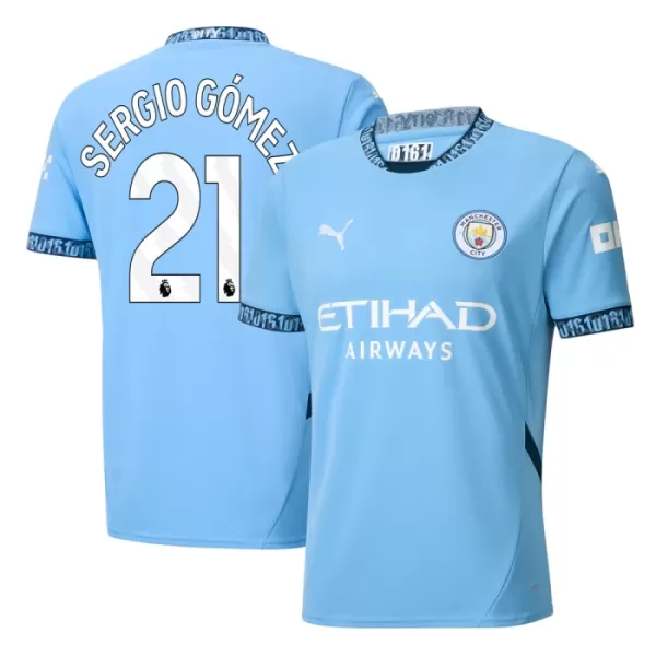 Günstige Manchester City Sergio Gomez 21 Herrentrikot Heim 2024/25 Kurzarm