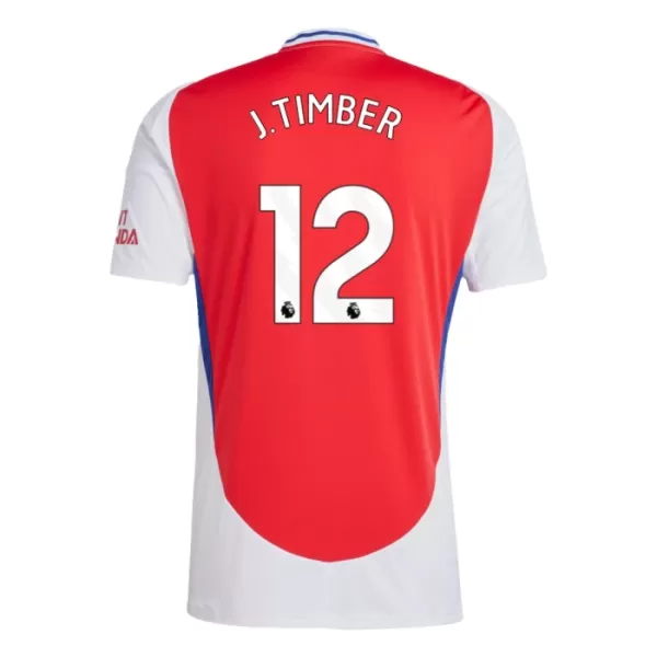 Günstige Arsenal J. Timber 12 Herrentrikot Heim 2024/25 Kurzarm