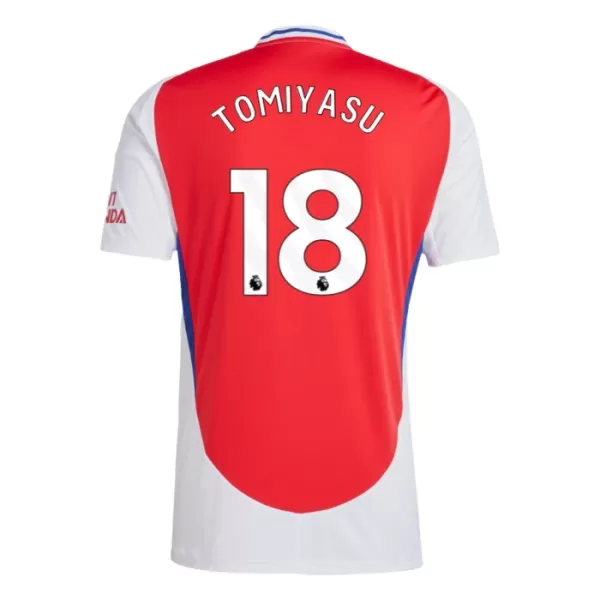 Günstige Arsenal Tomiyasu 18 Herrentrikot Heim 2024/25 Kurzarm
