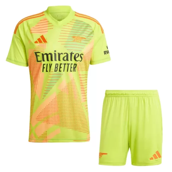 Günstige Arsenal Torwart Kindertrikot Heim 2024/25 Kurzarm