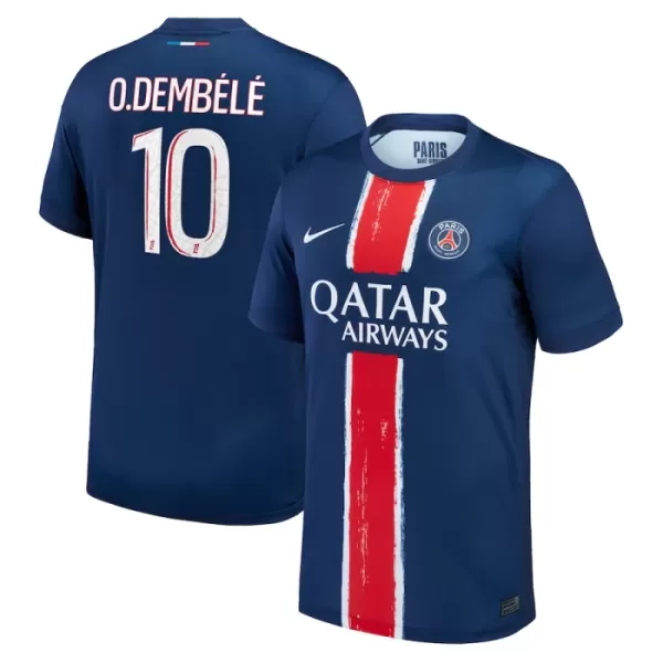 Günstige Paris Saint-Germain Dembele 10 Herrentrikot Heim 2024/25 Kurzarm