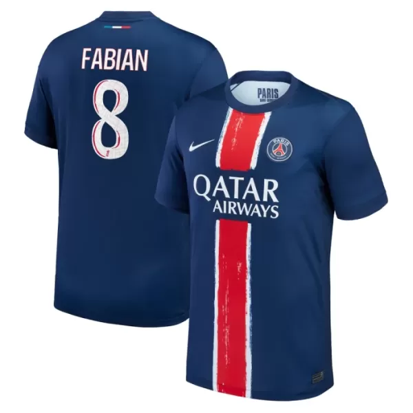 Günstige Paris Saint-Germain Fabian Ruiz 8 Herrentrikot Heim 2024/25 Kurzarm