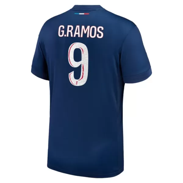Günstige Paris Saint-Germain Goncalo Ramos 9 Herrentrikot Heim 2024/25 Kurzarm