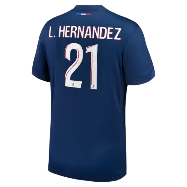 Günstige Paris Saint-Germain Lucas Hernandez 21 Herrentrikot Heim 2024/25 Kurzarm
