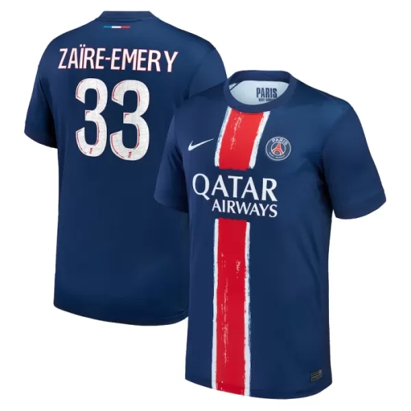 Günstige Paris Saint-Germain Zaire Emery 33 Herrentrikot Heim 2024/25 Kurzarm